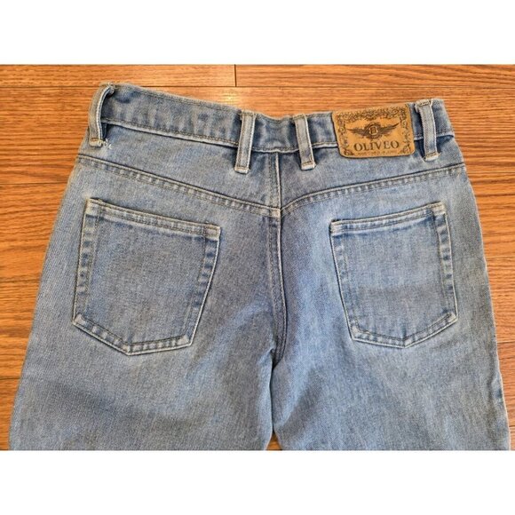 Oliveo MYOJ Womens Jeans Handmade 29W x 33L Ultra Low Rise Straight Leg READ - Picture 14 of 14